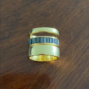 3 Row Baguette Ring